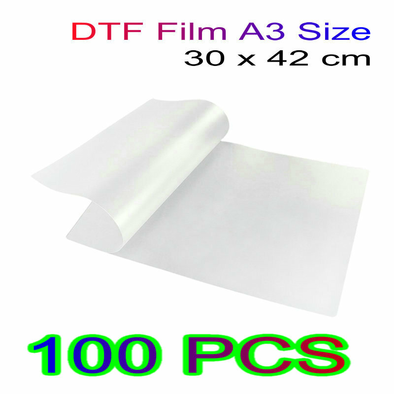 Película de impresora DTF pet DTF, rollo de película de transferencia de Metal, vidrio, madera, plástico, acrílico, pegatina impermeable, mágico, A3, A4