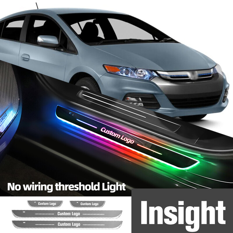 Для Honda вискоза 2000-2014 2008 2009 2012 2013 автомобильная светодиодная лампа с индивидуальным логотипом, приветственный порог, аксессуары