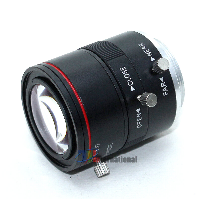 เลนส์ CCD 3MP HD industial 6-12มม. เลนส์ CCTV varifocal C เมาท์1/1.8นิ้วรูรับแสง F1.6สำหรับกล้อง IP เฝ้าระวังวิดีโอ