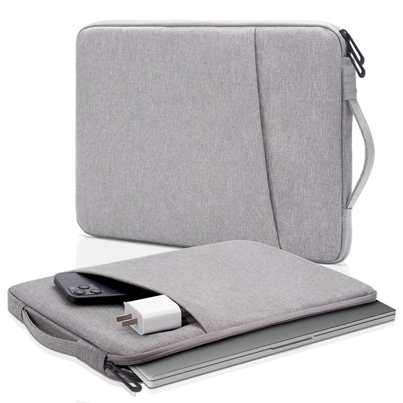 Bolso de mano ligero para ordenador portátil, funda impermeable multicapa, bolso portátil de un hombro a prueba de golpes para ordenador, iPad, Notebook