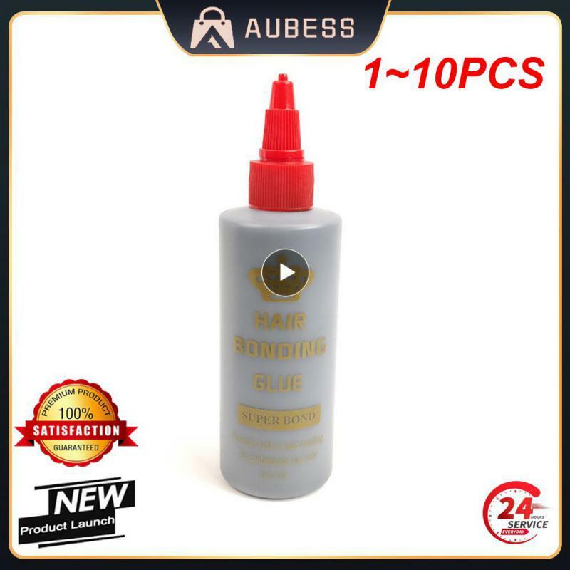Pegamento líquido adhesivo para pestañas postizas, 1-10 piezas, 30/60ml, para extensiones de cabello de salón, resistente al agua, profesional