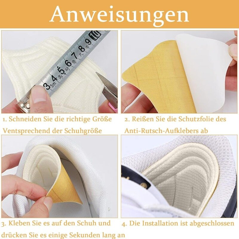 1/5pairs Women Patch Heel Pads Adjustable Size Sports Shoes Insoles Back Stickers Antiwear Cushions Feet Care Protector Inserts