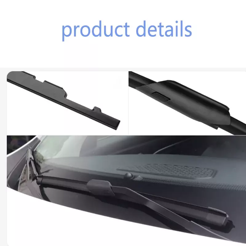 2x For GWM Haval Jolion 2021 2022 2023 Rubber Strip Refill Front Frameless Wiper Blade Brushes Window Cleaning Auto Accessories