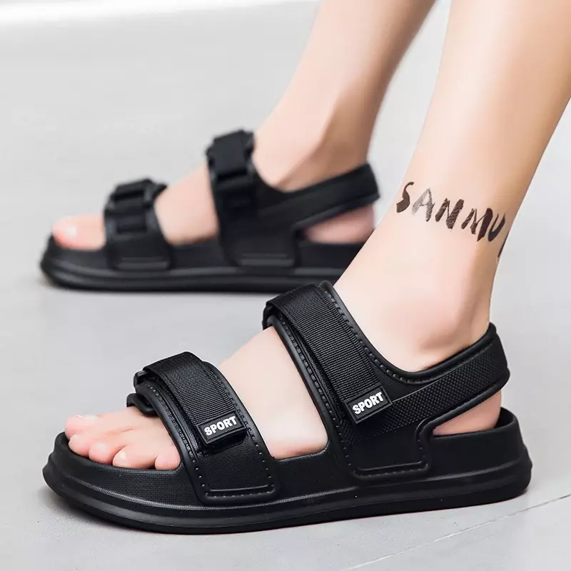 Men Sandals Leisure Beach Holiday Sandals Male Shoes 2024 Summer New Outdoor Sneakers Man Retro Comfortable Casual Sandals Boy