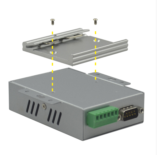 Conversor fotoelétrico de isolamento em casa, classe industrial, RS-232 to RS-422/485, ATC-107N