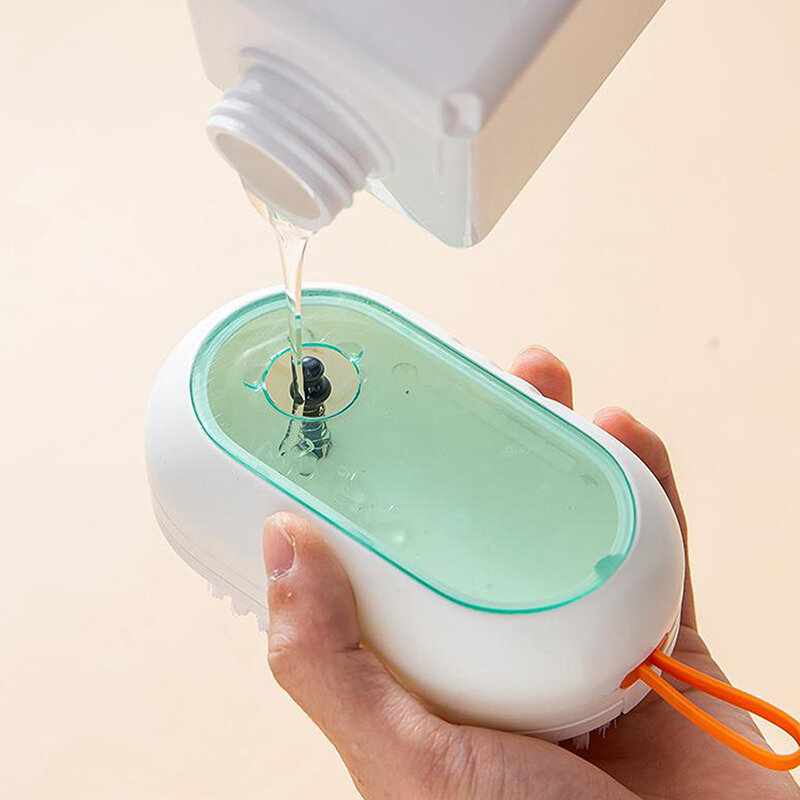 Многофункциональная автоматическая щетка для мыла и жидкости, щетка для обуви, щетка для одежды с мягкой щетиной, дозатор для мыла