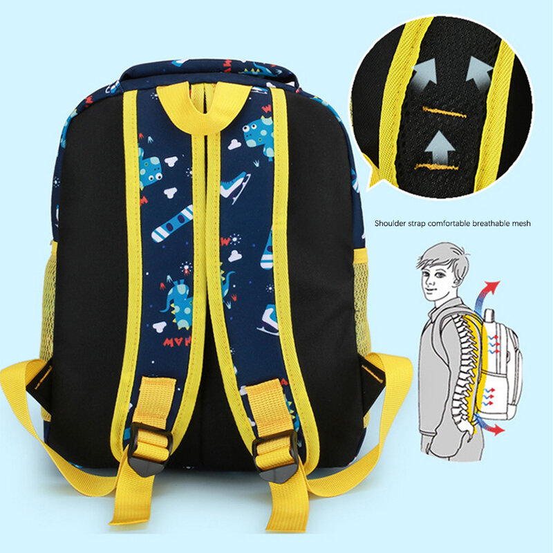 حقيبة مدرسية للأطفال بجيوب مقاومة للماء ، حقيبة ظهر للكتف ، حقيبة ظهر خارجية