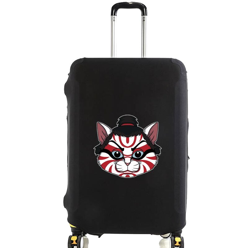Juste de protection pour bagages unisexe, motif samouraï, élastique, housse anti-poussière, valise de voyage, mode, appliquer 18-32