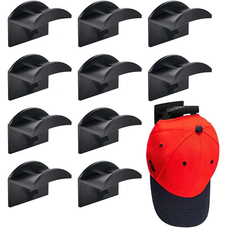 Pemegang topi bisbol desain minimalis, rak topi Baseball tanpa bor pemasangan pada dinding dengan perekat, rak pengatur topi