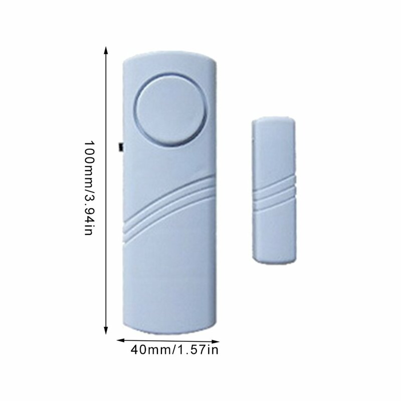 Door and Window Security Alarm Wireless Time Delay Alarm Magnetic Triggered Door Open Chime for Home Security