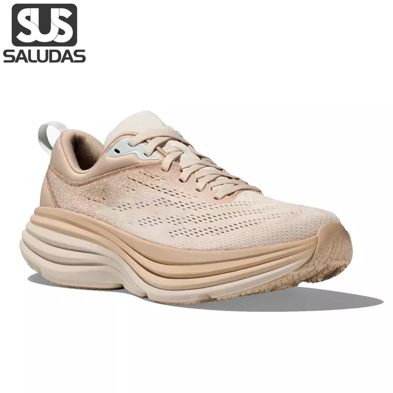 SALUDAS Original Running Shoes Men and Women Marathon Running Shoes Light Thick-Soled Elastic Outdoor Fitness Jogging Sneakers