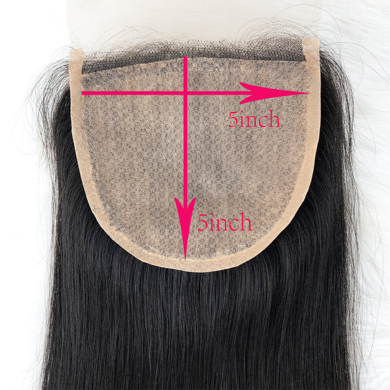 5 "x 5" Seide Top Spitze Verschluss menschliches Haar brasilia nisches Remy Haar Silikon Haut Basis Topper mit Babyhaar für Frauen vor gezupft