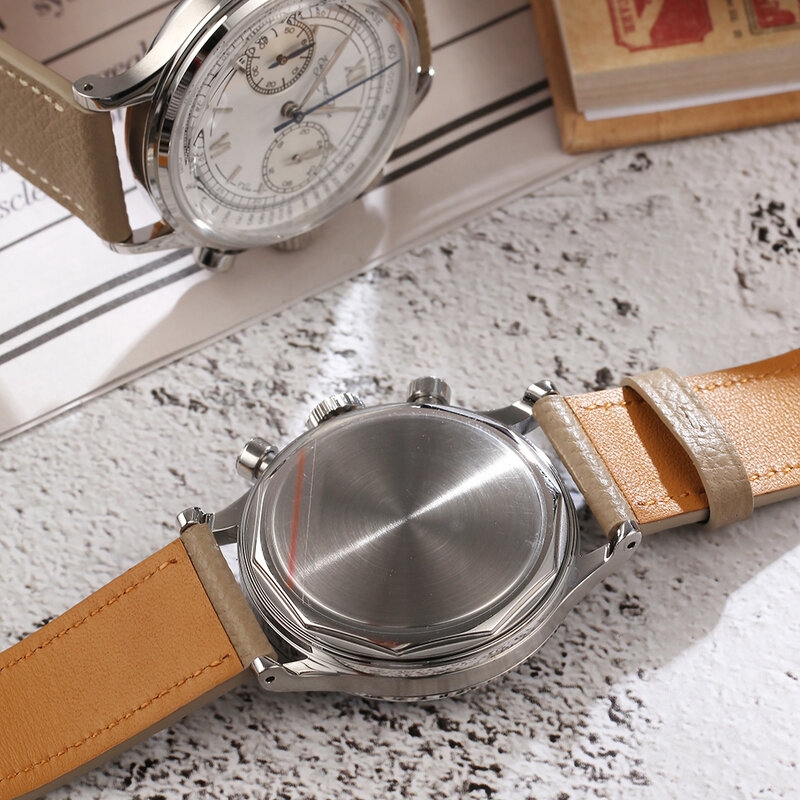1948 escapement time】orologio cronografo con movimento al quarzo VK64 custodia da 38mm impermeabile 50M