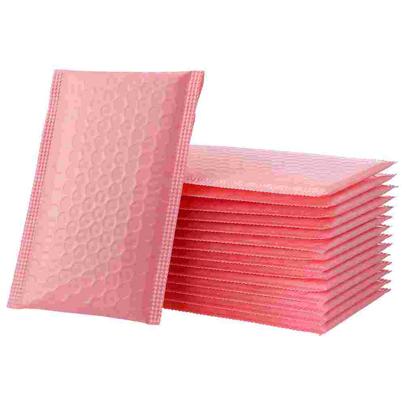 Sealed Bag Delivery Bubble Lined Poly Mailer Mailing Envelopes Pink Supplies