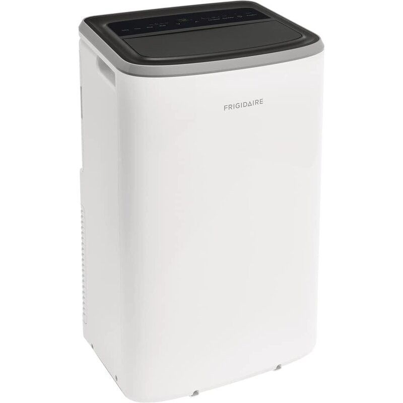 Condicionador de ar portátil, ventilador multi-velocidade, modo desumidificador, fácil de limpar, filtro lavável, branco, 5500 BTU (DOE)