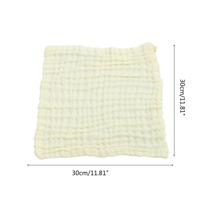 muselina del bebé ajusta toalla cara infantil para piel del algodón orgánico para bebé
