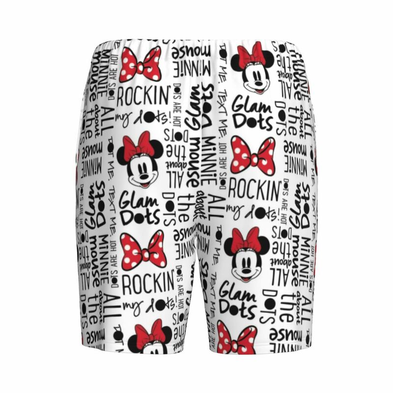 Benutzer definierte amerikanische TV-Animation Mickey Mouse Pyjama Shorts Nachtwäsche Herren elastischen Bund Schlaf Lounge kurze Pyjacken mit Taschen