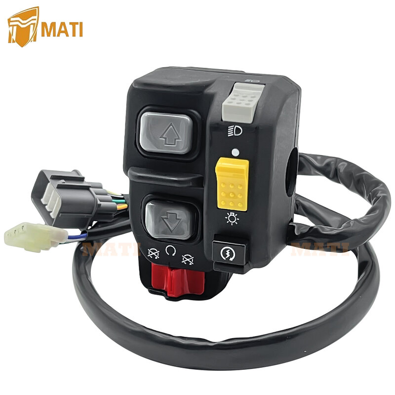 Electric Shift Control Switch Button Start Stop/Kill Headlight for Honda FourTrax Recon 250 ES TRX250TE 2005-2006 35200-HM8-B10