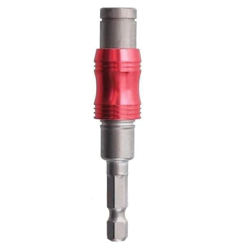 1/4" Magnetic Screw Drill Tip Drill Screw Tool Quick Change Locking Bit Holder Drive Guide Drill Bit Extensions Pivot Drill
