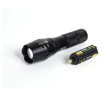 Mạnh Mẽ T6 Đèn Pin LED Siêu Hợp Kim Nhôm Sáng Đèn Pin Xách Tay Cắm Trại Ngoài Trời Lặn Chiến Thuật Đèn Pin Mà Không Cần Pin