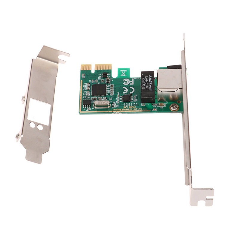 Сетевая карта 1000 Мбит/с Gigabit Ethernet PCI Express PCI-E, 10/100/1000 м, стандартный адаптер RJ45 LAN, конвертер, сетевой контроллер