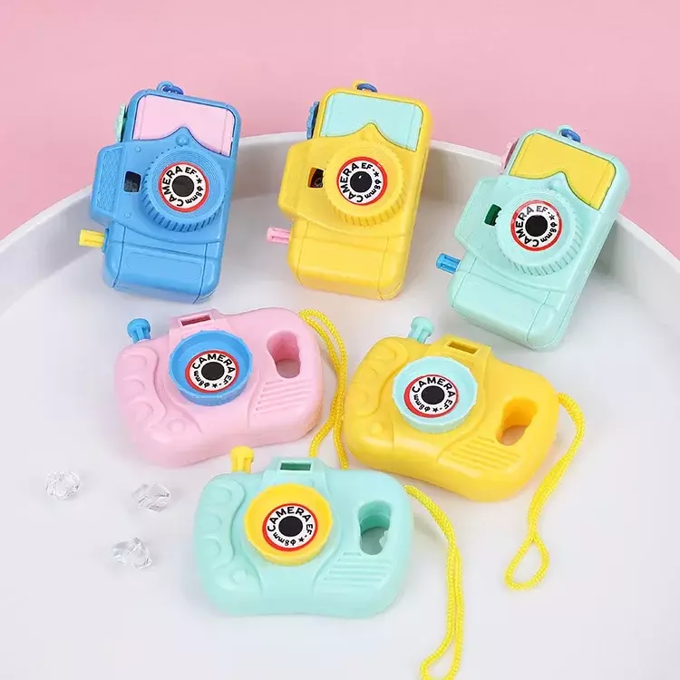 10 Pcs Children Camera Toy Cartoon Animal Pattern Projection Child Educational Toys Birthday Party Gifts