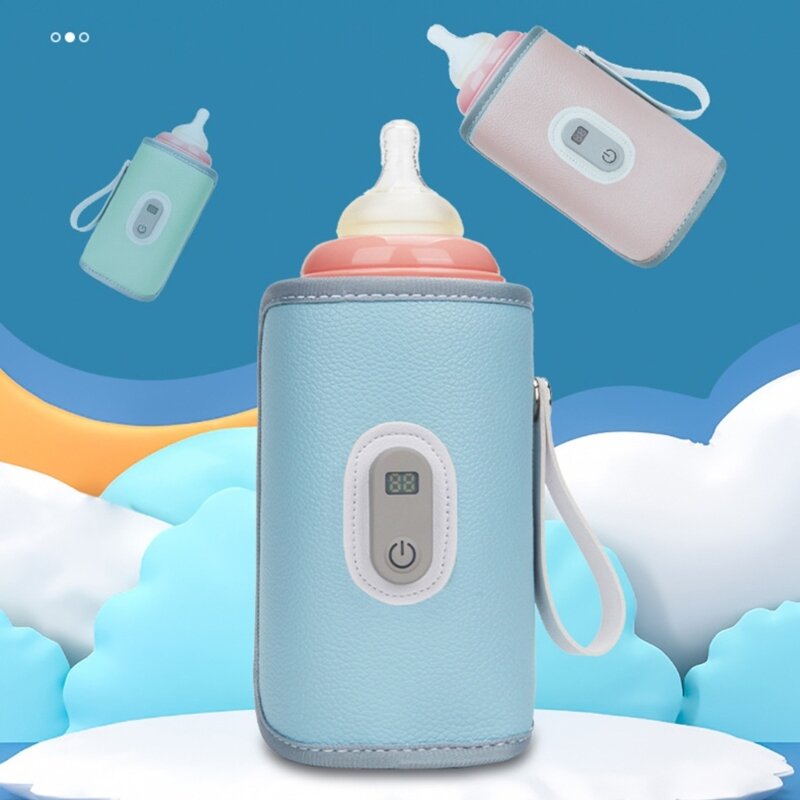 Изоляционная трубка для бутылок с молоком, USB портативное устройство для подогрева бутылок с молоком, умный регулятор температуры, обогреватель бутылок