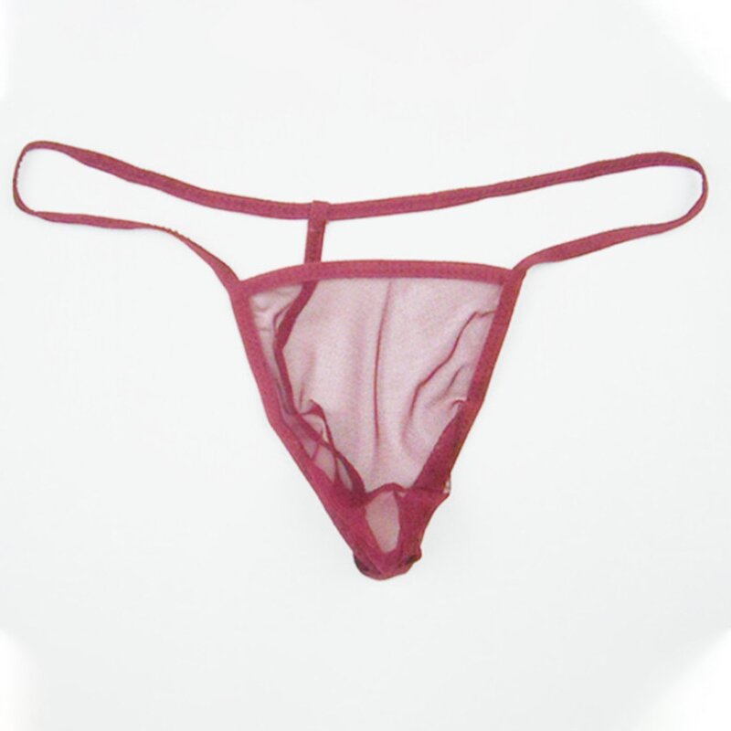 Culotte sexy en maille ultra-fine pour homme, sous-vêtement transparent, string respirant, lingerie gay, 7.0