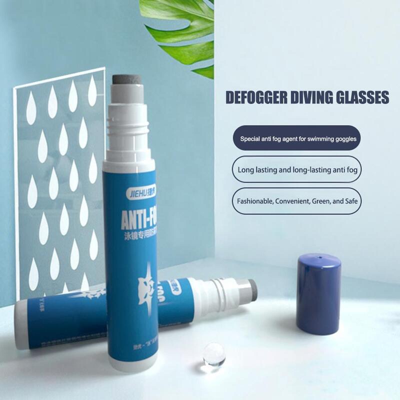 Agent anti-buée solide pour lunettes de natation, solution de nettoyage de plongée, vaporisateur anti-buée, brume, empêche le brouillard, lentille en verre, 10ml, Z4o6