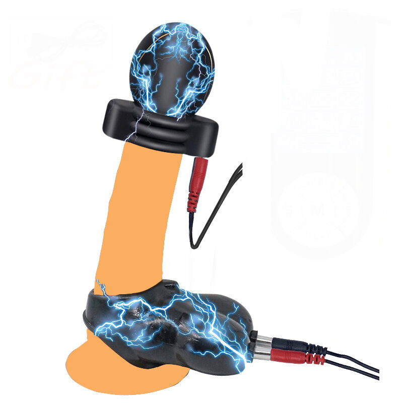 Ricarica Shock elettrico Host stimolazione elettrica Plug anale anello Peni spina dell'uretra clip per capezzoli vagine masturbazione giocattoli del sesso