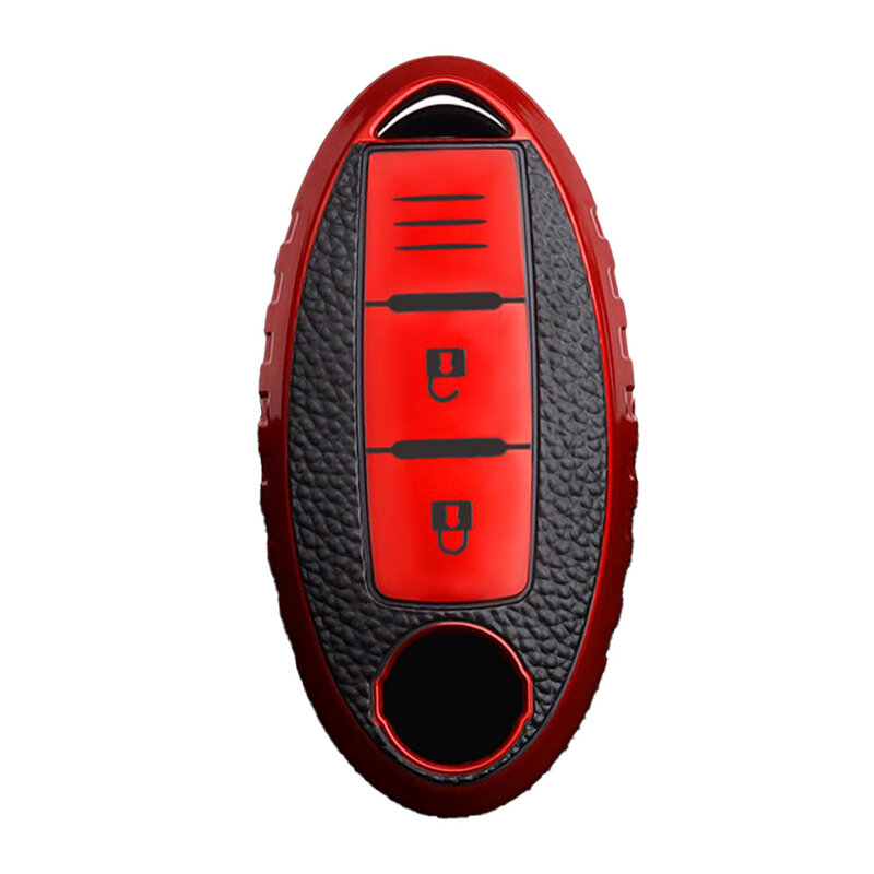 Чехол-брелок для ключей, антикоррозийный чехол для автомобиля, простой в использовании, быстрая установка, ТПУ, 1 шт., 2 кнопки для Nissan Qashqai Juke J10