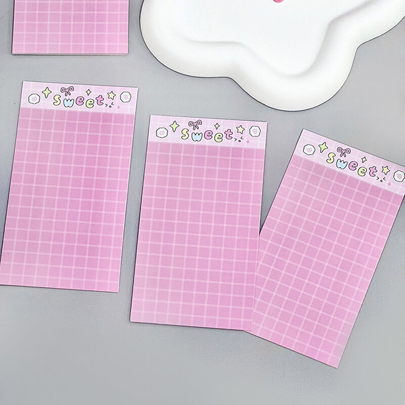 10pcs Sweet Pink Plaid Toploader Fillers Photocard Packaging Materials Background Inserts Card