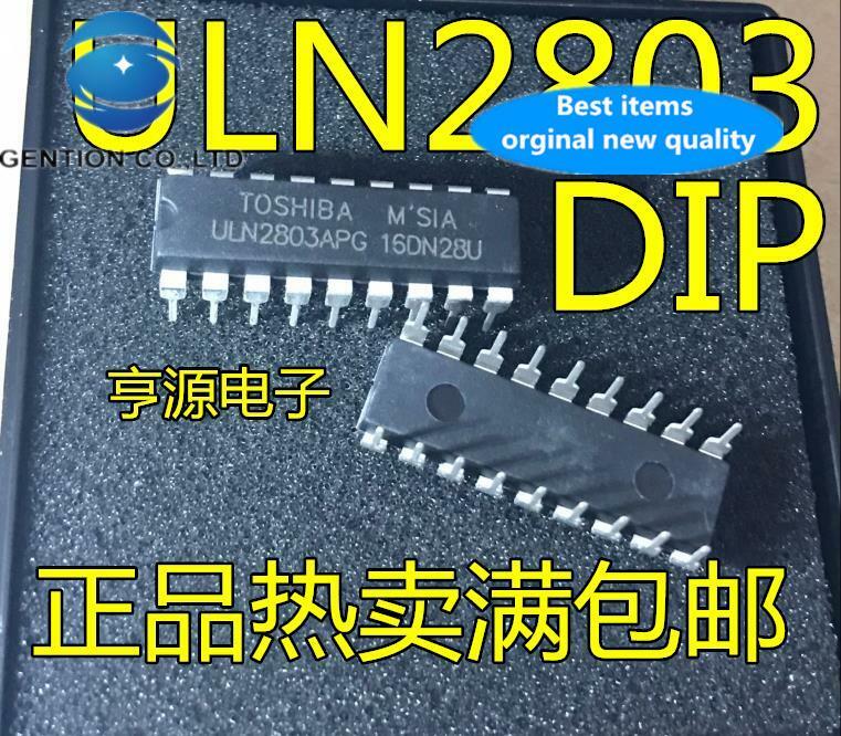 20 шт. 100% оригинальный новый ULN2803 ULN2803APG DIP-18 драйвер транзисторов Дарлингтона IC