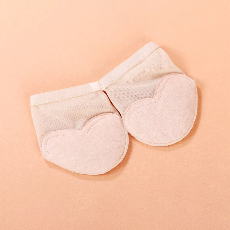 Almohadilla de suela de Tanga de Ballet Paws, almohadillas de malla para el antepié, ropa interior para dedos de los pies para niña ()