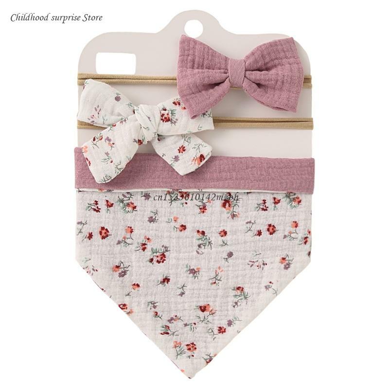 bavoir bandeau en coton unisexe pour bébé, taille unique, bouton réglable, bavoirs pour salive, livraison directe