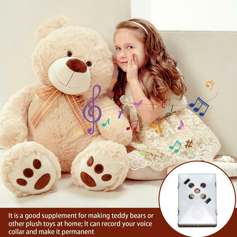 Voice Recorder For Stuffed Animal Recordable Voice Message Device For Plush Toy Pet Sound Box Voice Recorder Toy For Creative