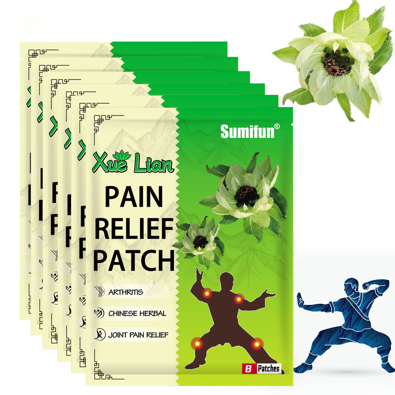 48Pcs Pain Relieve Patch Rheumatoid Arthritis Hand Joint Analgesic Sticker Muscle Sprain Ache Health Care Plaster
