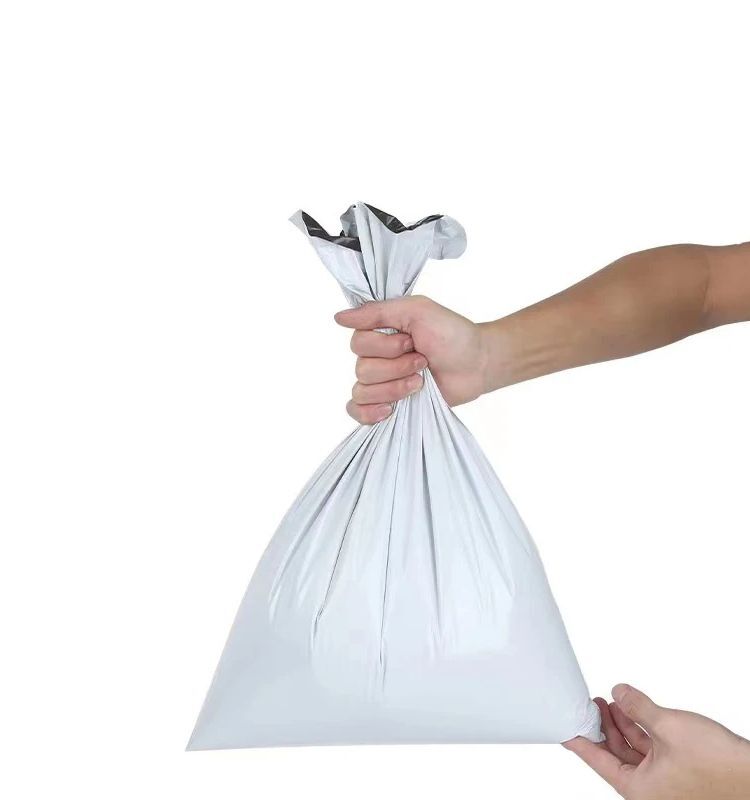 Pengiriman tas amplop plastik tas penyimpanan amplop cepat warna putih tas surat kedap air tas penyimpanan segel perekat