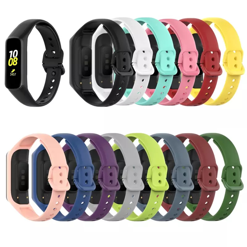 Replacement Soft Silicone Strap For Samsung Galaxy Fit 2 Watch band Sport Bracelet Wristband Correa For Galaxy Fit 2 R220 Belt