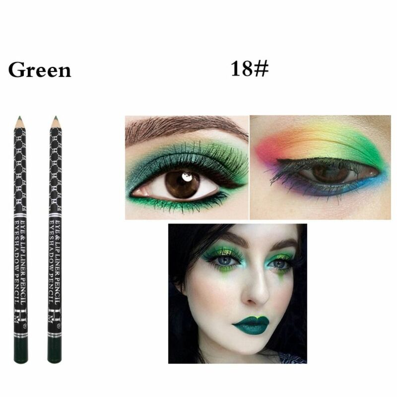 6PCS Long Lasting Eyeshadow Easy to Color Waterproof Non-smudging Lip Pencil Brighten Eyeliner Pen Women