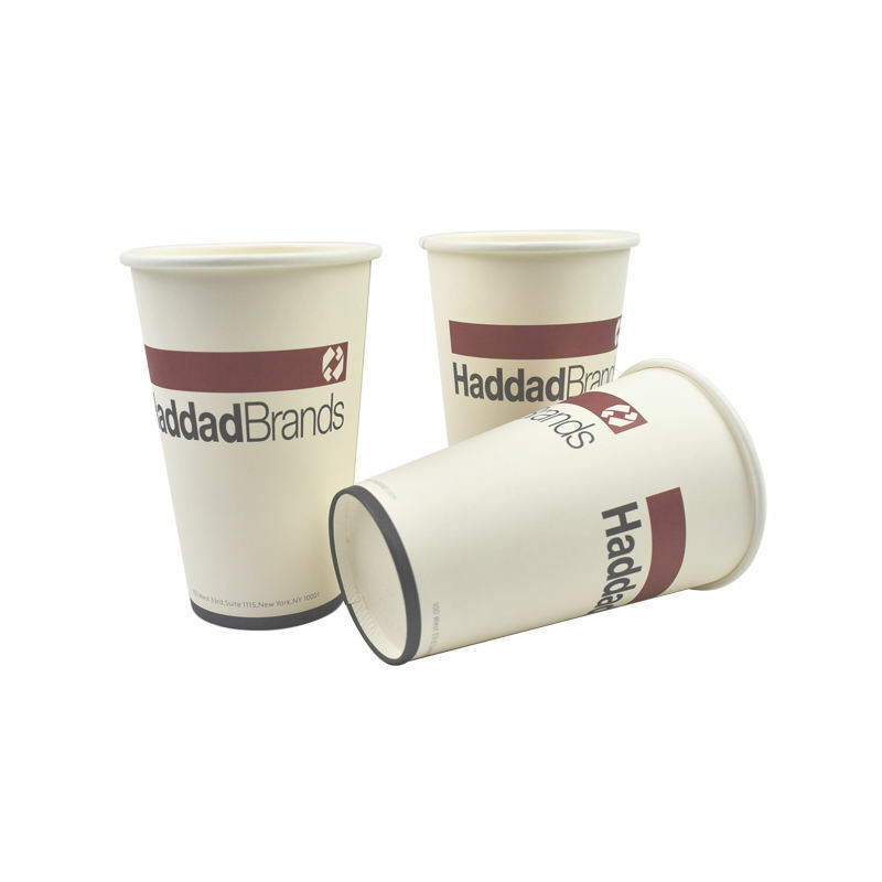 Fabricantes de vasos de papel de 9 onzas, vasos de papel personalizados para llevar de una sola pared, venta al por mayor