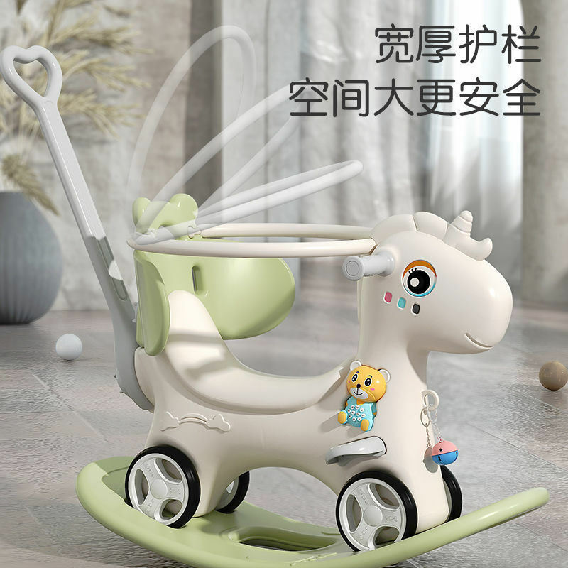 Ayunan Bayi Anak-anak Hadiah Tahun Pertama Bayi Trojan Mobil Yo Tiga Dalam Satu Mainan Anak Laki-laki dan Perempuan Mobil Ayunan