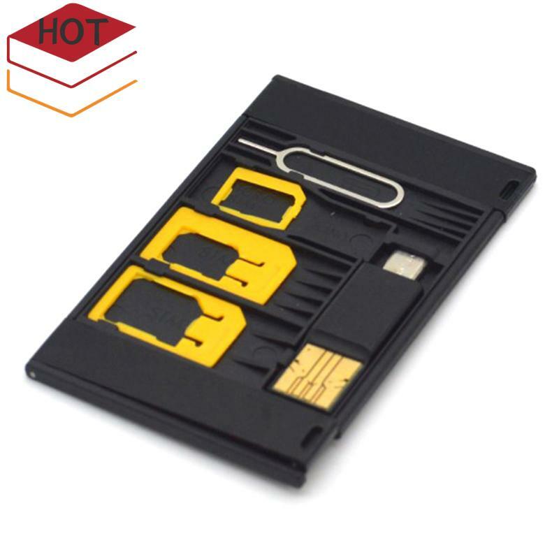 Kit d'adaptateur de carte de crédit mince, lecteur de carte TF, broche EpiCard, support pour iPhone, Huawei, Xiaomi