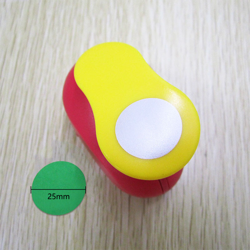 Ручной круглый штамповочный станок «сделай сам», 25 мм/1 дюйм, перфоратор для ручной печати узоров, устройство для тиснения, круглые дыроколы