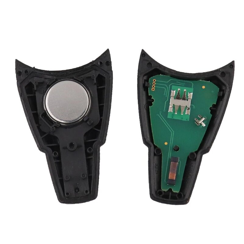 YIQIXIN-mando a distancia inteligente para coche, funda de goma suave de repuesto para Chip SAAB 93 95 9-3 9-5 434-2003 LTQSAAM433TX ID46, 2010 Mhz