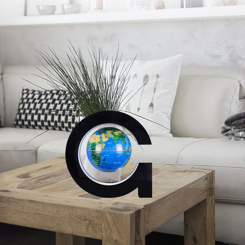 Magnetic Levitation Floating Globe with Color Changing LED Light for Home Office Bedroom Desk Decor Birthday Gift for Men Kids