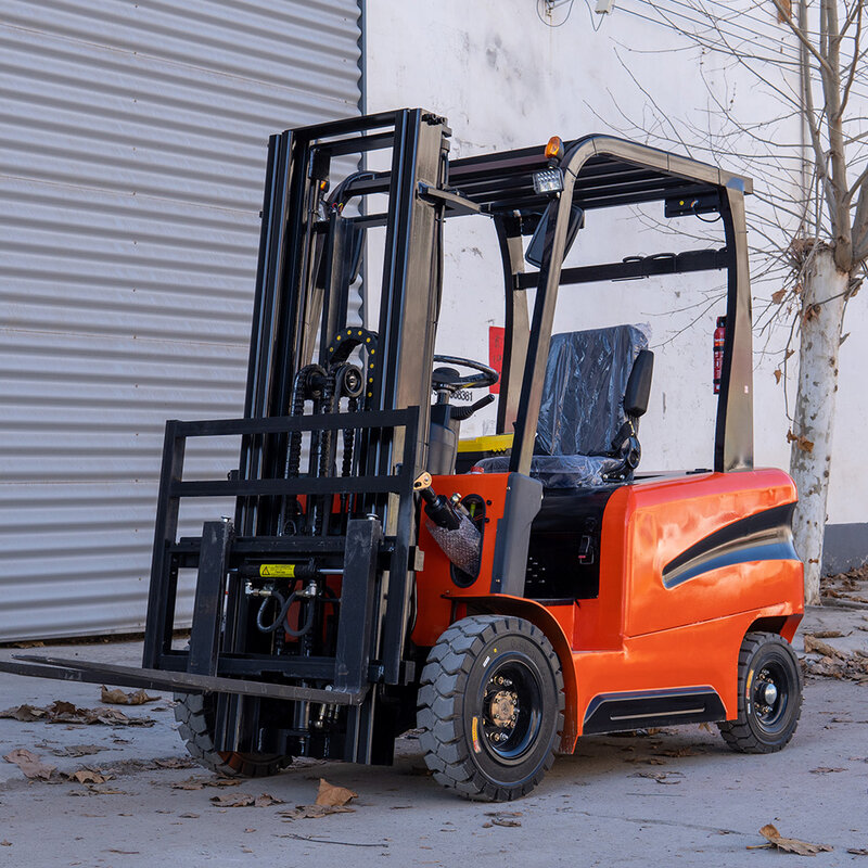 4-wheel 2t Portable Forklift Truck High Efficiency Heli Electric Forklift for Warehouse