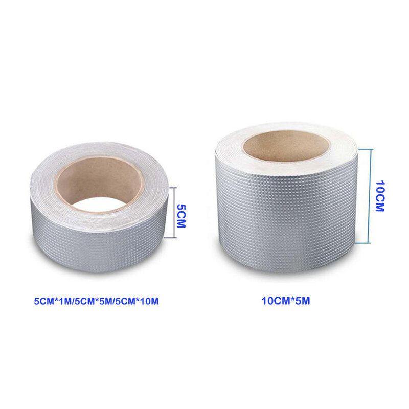 100/500cm Super Sticky Butyl Sealing Tape Waterproof Self-adhesive Repair Sealed Adhesive Sealant For Pipe Crack Duct Repair