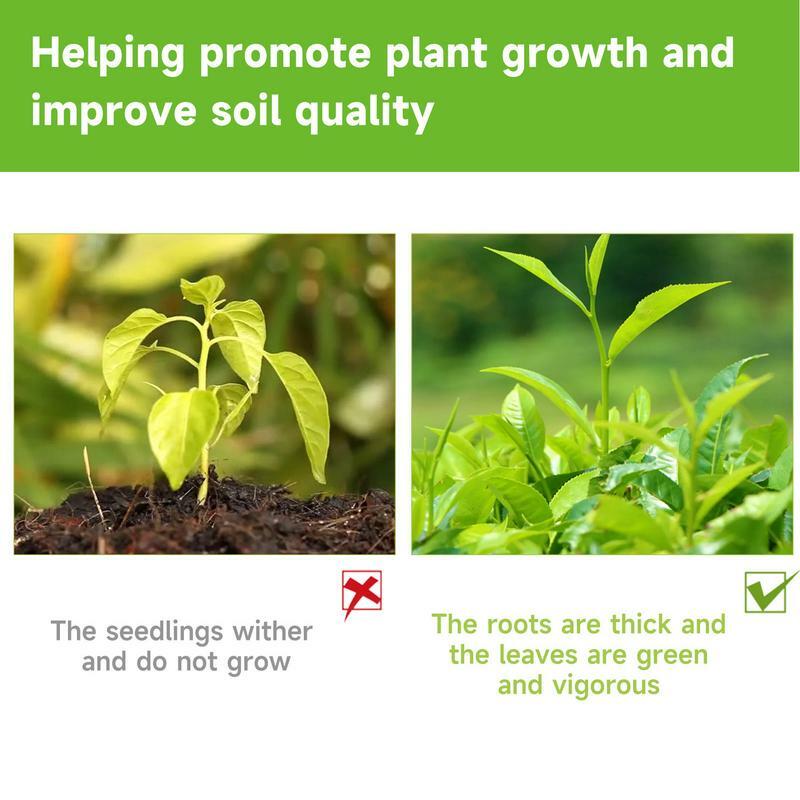 Nutrientes vegetais Melhorador do crescimento vegetal, Fertilizante Líquido Natural, Solução hidropônica para solos, 100ml
