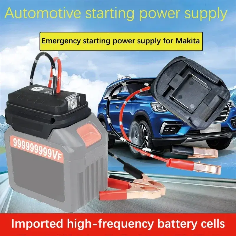 Catu daya darurat mobil mulai catu daya baterai otomotif harta karun pengisi daya untuk Makita untuk DeWalt untuk Bosch untuk Milwaukee Devon Ryobi
